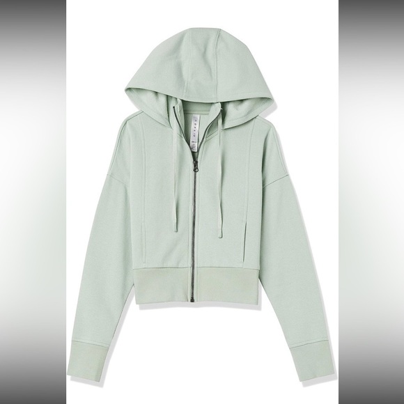 Core 10 Women's Super Soft Fleece Cropped Length Zip-Up Hoodie Sweatshirt - Picture 1 of 8